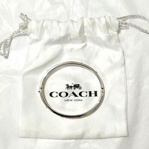 Coach Silver Snap Bracelet